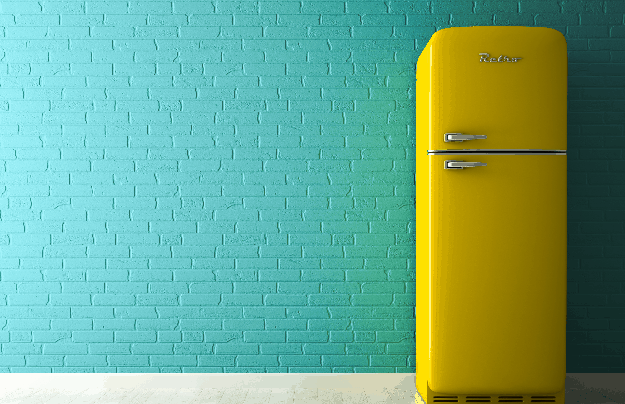 retro fridge